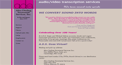 Desktop Screenshot of alicedarling.com